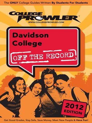 cover image of Davidson College 2012